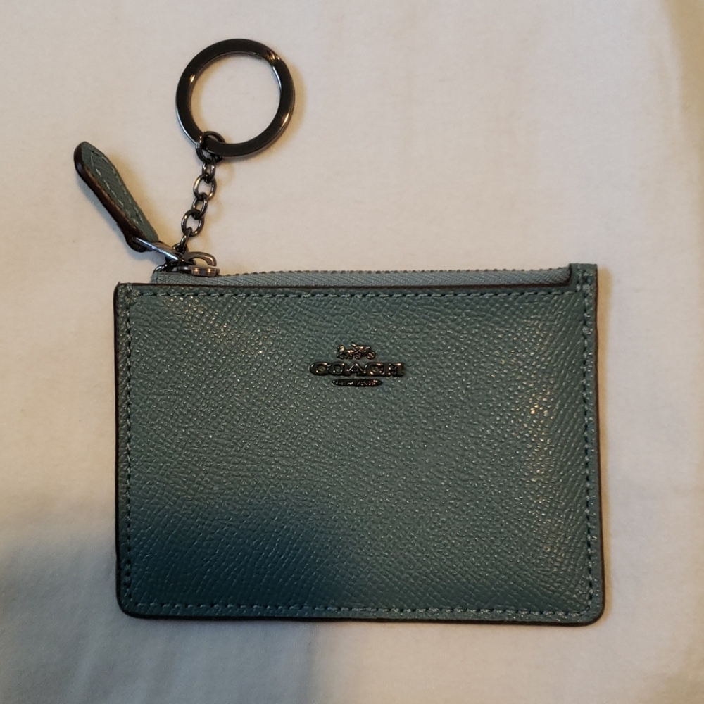 Coach card and keychain wallet